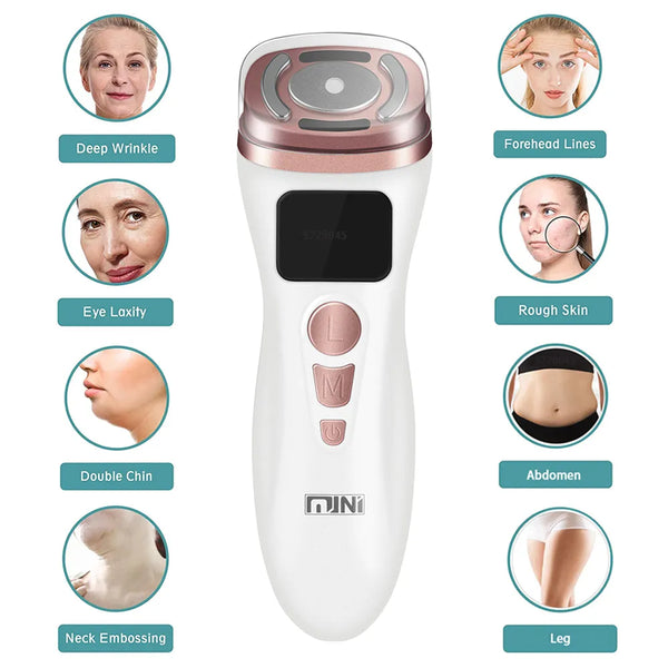 NEW Mini HIFU Machine Ultrasound Machine RF Fadiofrecuencia EMS Microcurrent Lift Firm Tightening Skin Wrinkle Skin Care Product